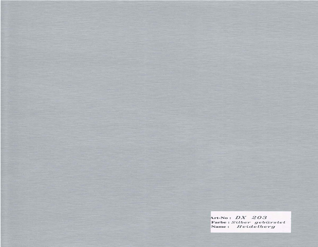 Silber gebürstet Metallic