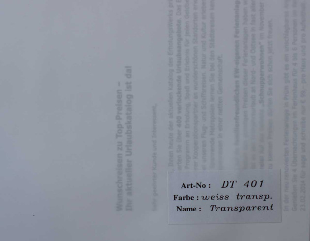 Lichtdeckenfolie 200 cm